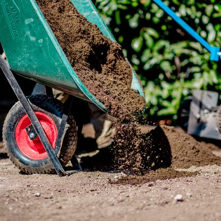Rasenverlegung mit Bodenvorbereitung